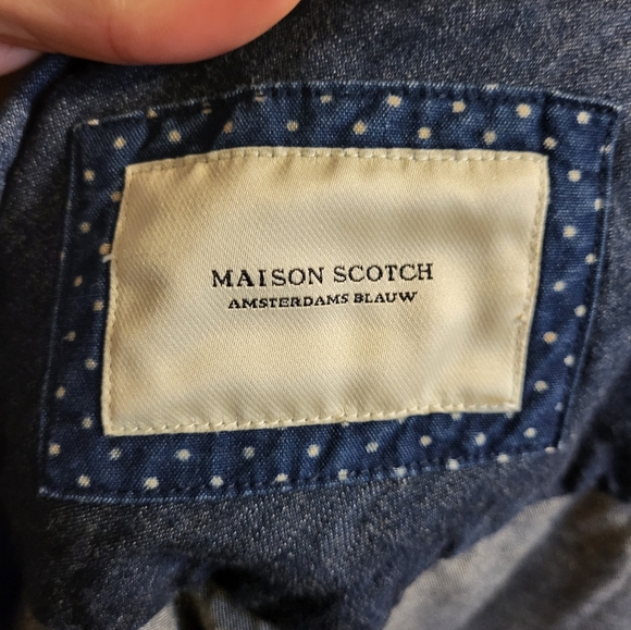 Dark blue jean jacket / Veste en jean bleu foncé - Picture 7 of 11